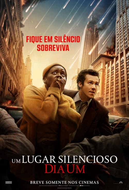 Pôster filme Um Lugar Silencioso - Dia Um