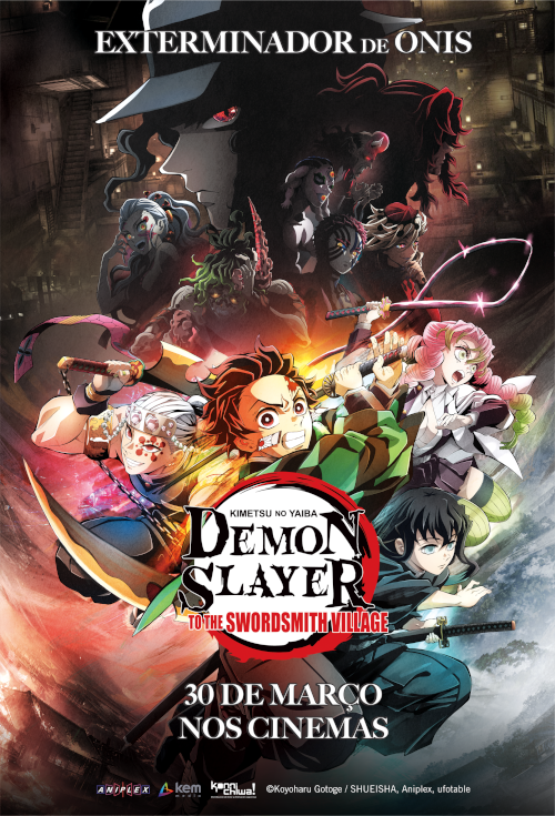 Demon Slayer Brasil - Acaba de ser confirmado que o filme de Kimetsu no  Yaiba Mugen Train terá sua estreia no Brasil no dia 13 de maio pela rede  Cinépolis. Tokito/