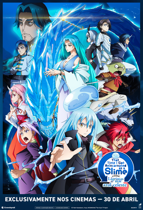 That Time I Got Reincarnated as a Slime o Filme: L�grimas do mar azul-celeste