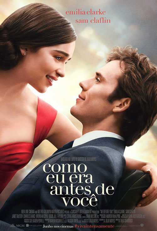 Pôster filme Como eu Era Antes de Você - Festival dia dos Namorados